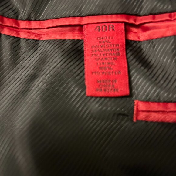 Alfani Black Slim Fit Mens 40R Suit - Picture 4 of 13